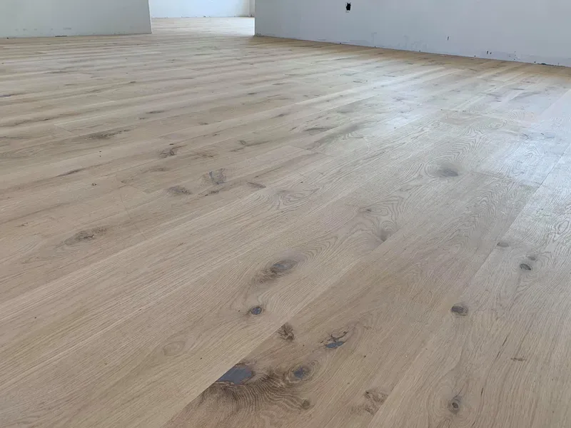 Hardwood floor installed by Four L Flooring & Renovations